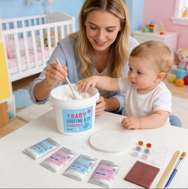 BabyForm™ – zestaw do tworzenia pamiątkowych odlewów 3D dla dzieci